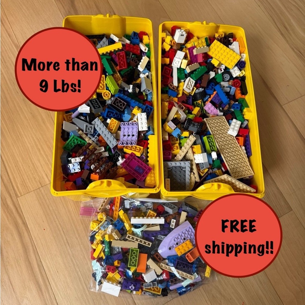 Lego Assorted Colorful Building Blocks Set